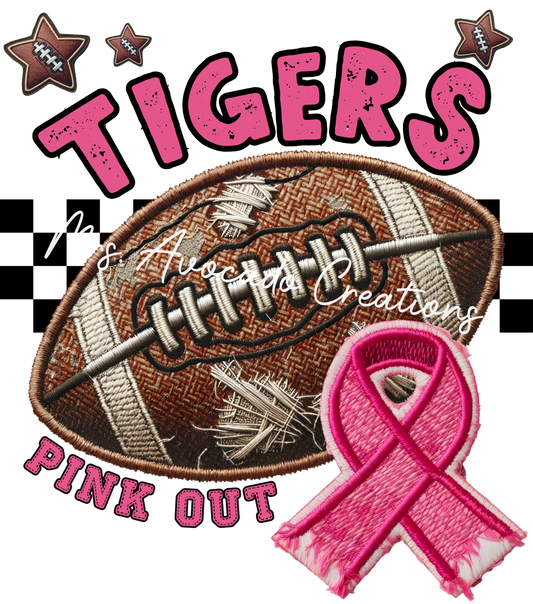 Pink Out Football Tigers