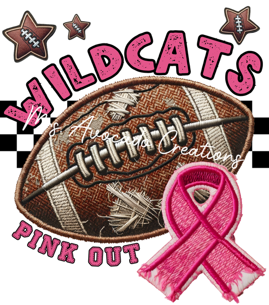 Pink Out Football Wildcats