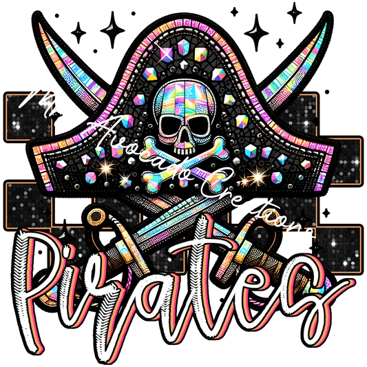 Faux rhinestone Pirates