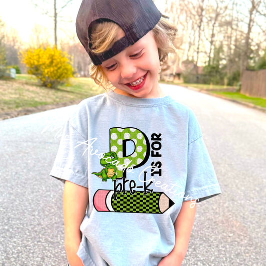 P is for PreK boy