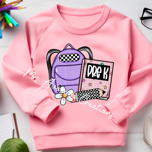 Pre-K backpack girl