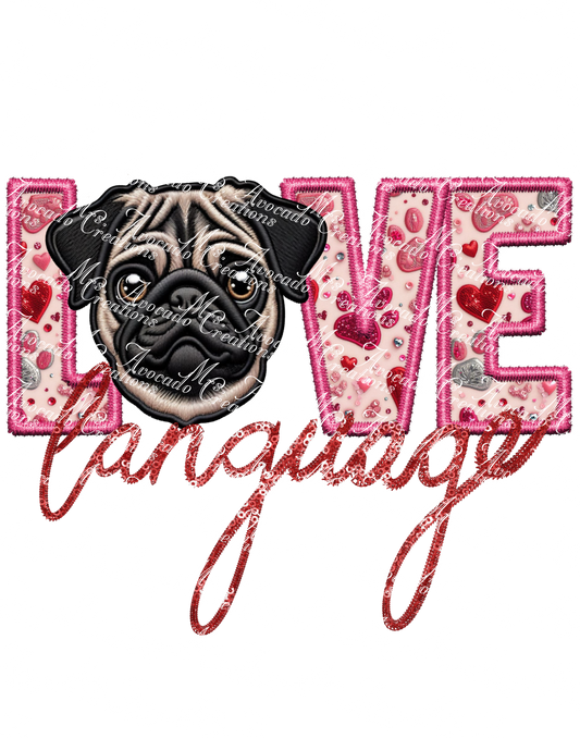 Love Language Pug