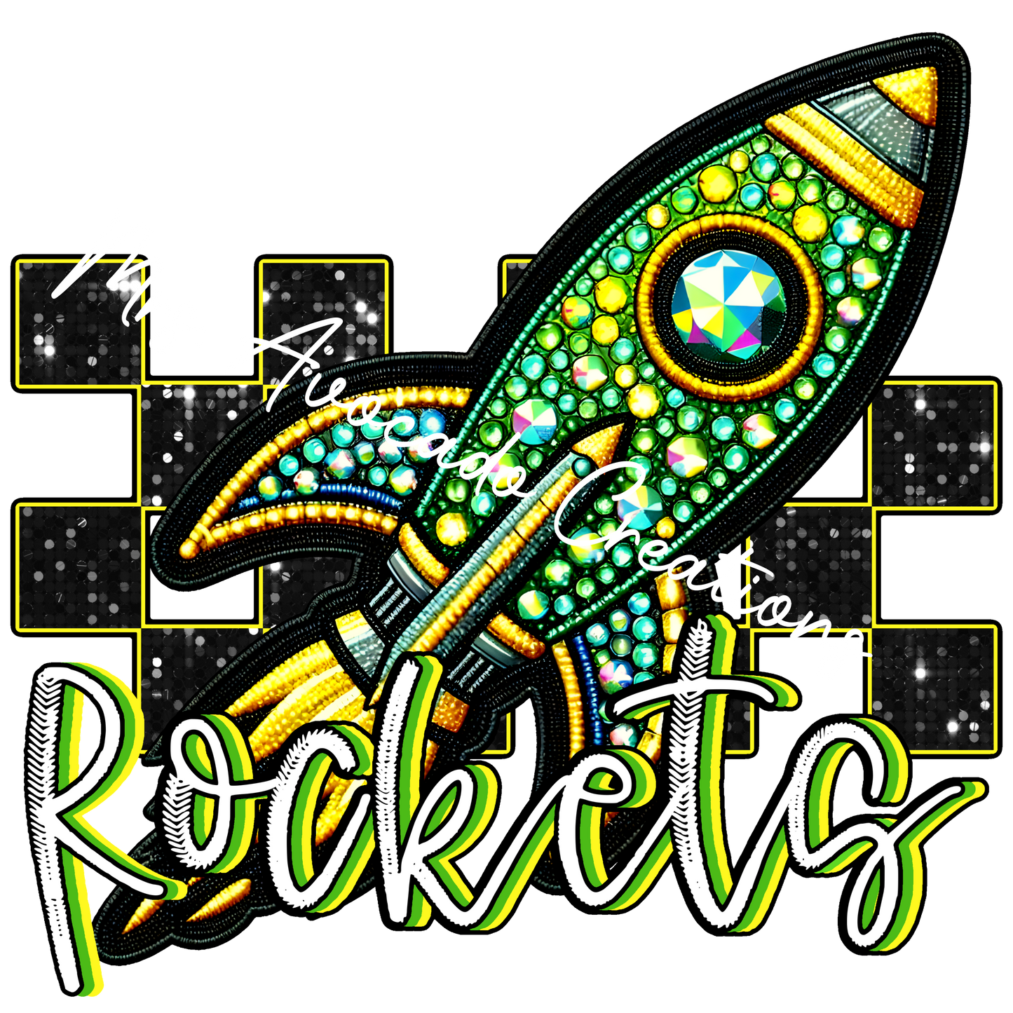Faux rhinestone Rockets