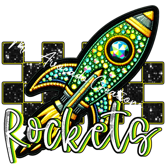 Faux rhinestone Rockets
