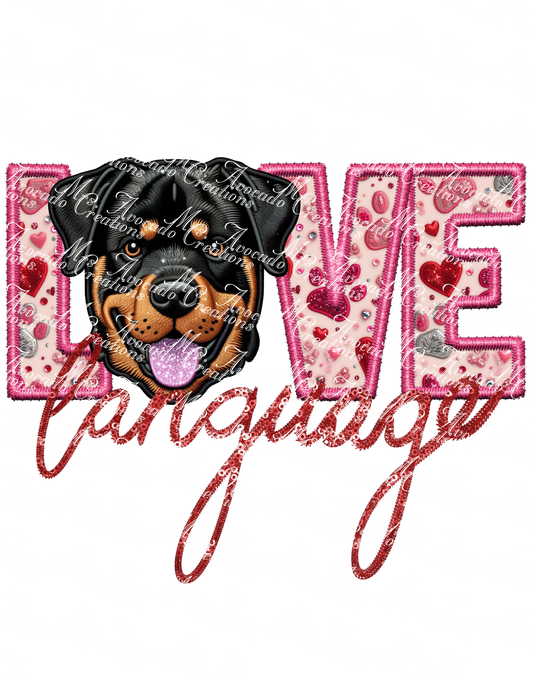 Love Language Rottweiler