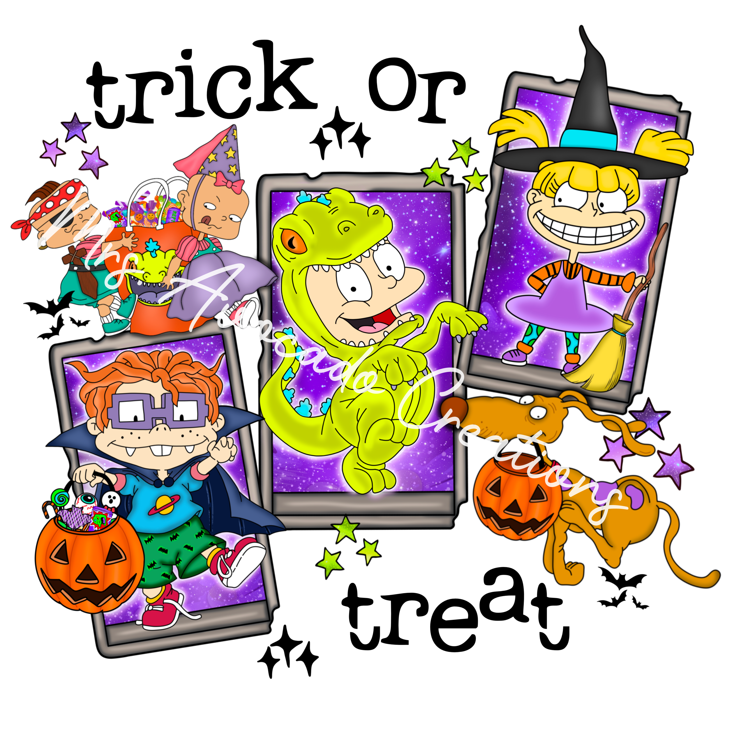 Rug rats trick or treat – Mrs. Avocado Creations
