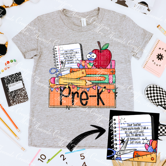 Grade Nameplate Pre-K