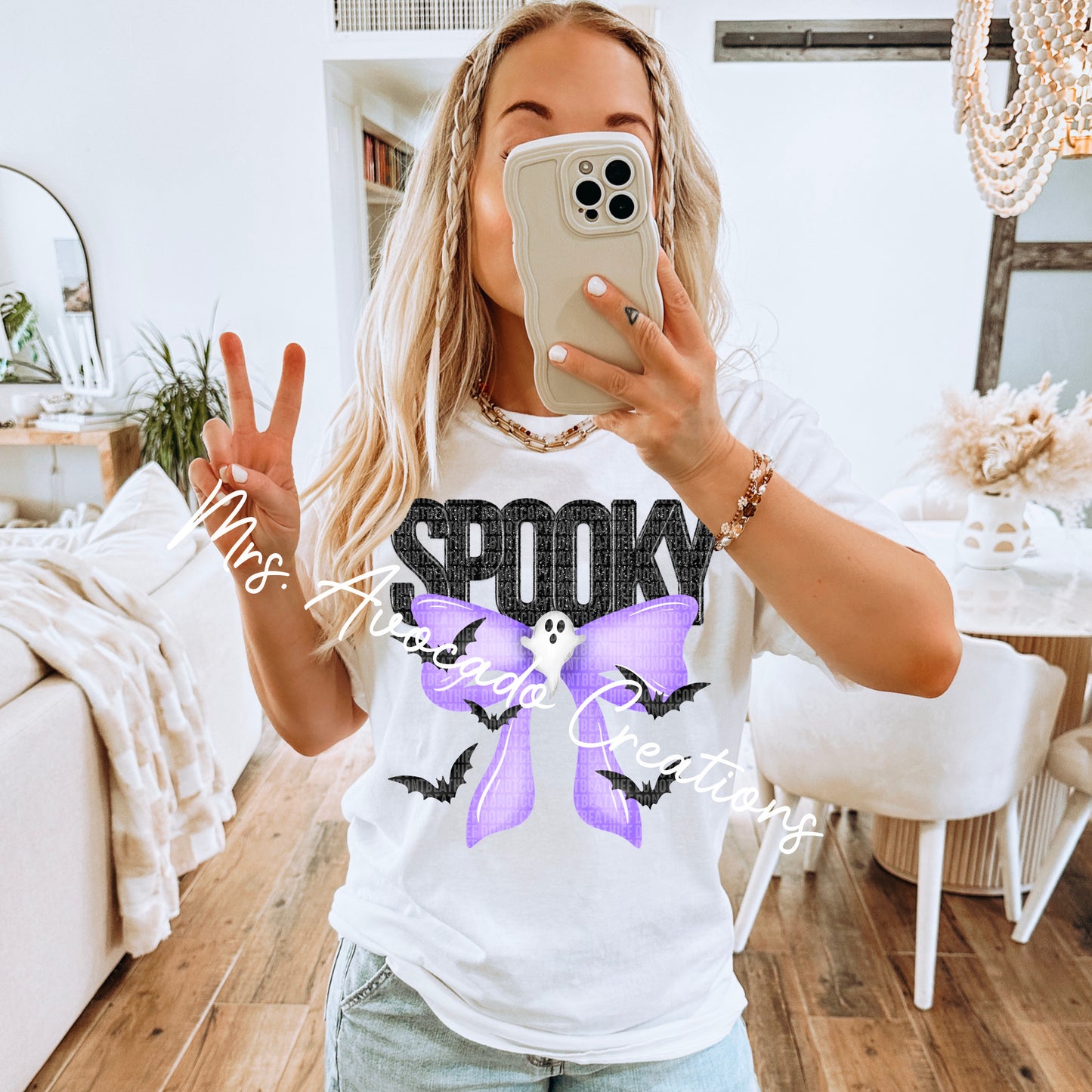 Spooky Purple Bow