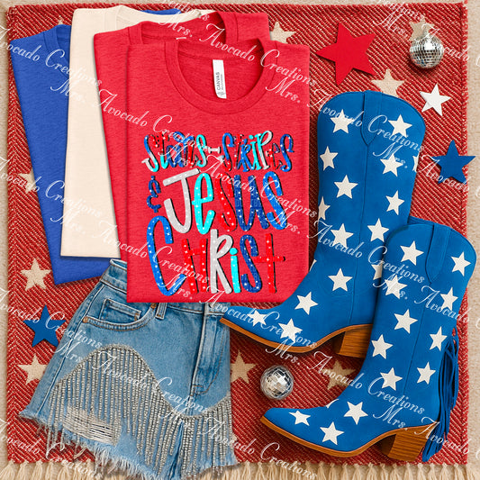Stars, stripes, and Jesus Christ