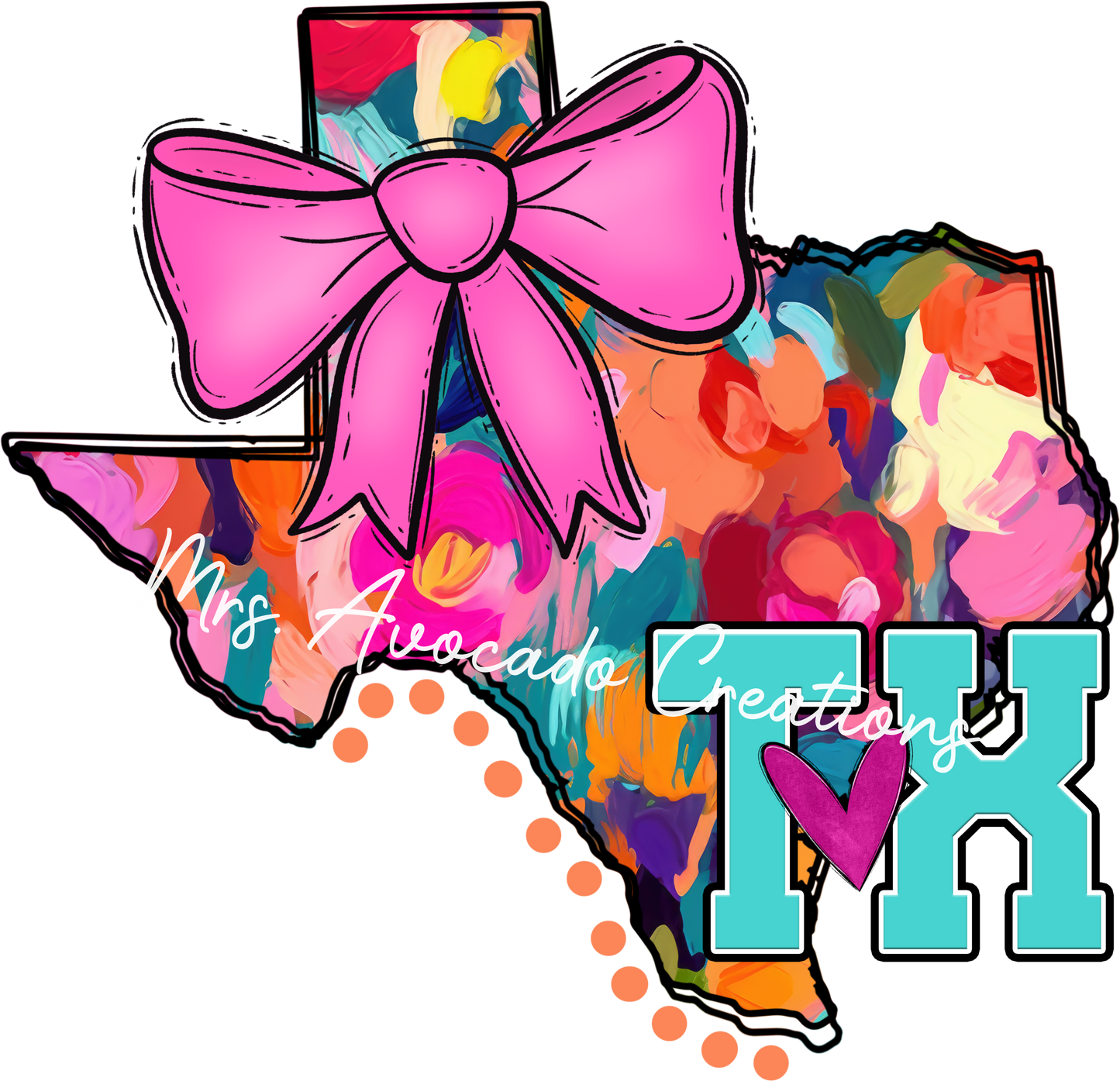 Texas with bow