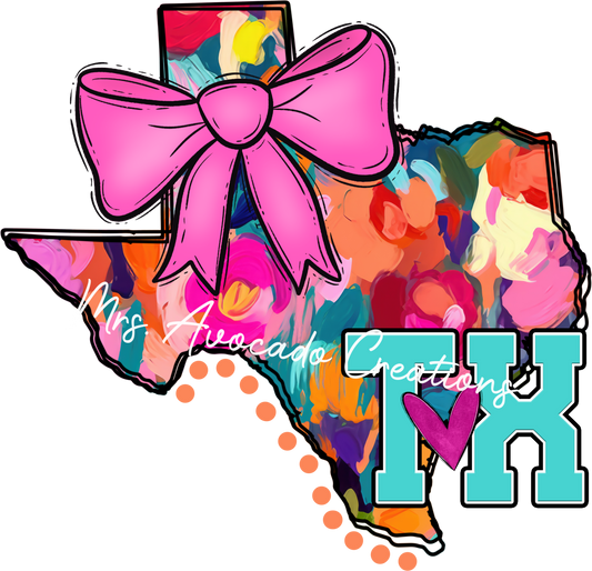 Texas with bow