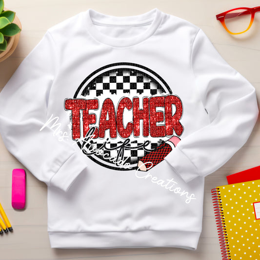 Teacher Life Red