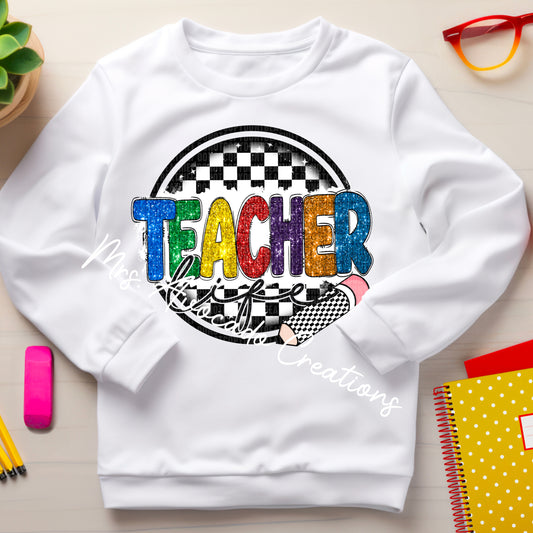 Teacher Life Multicolor