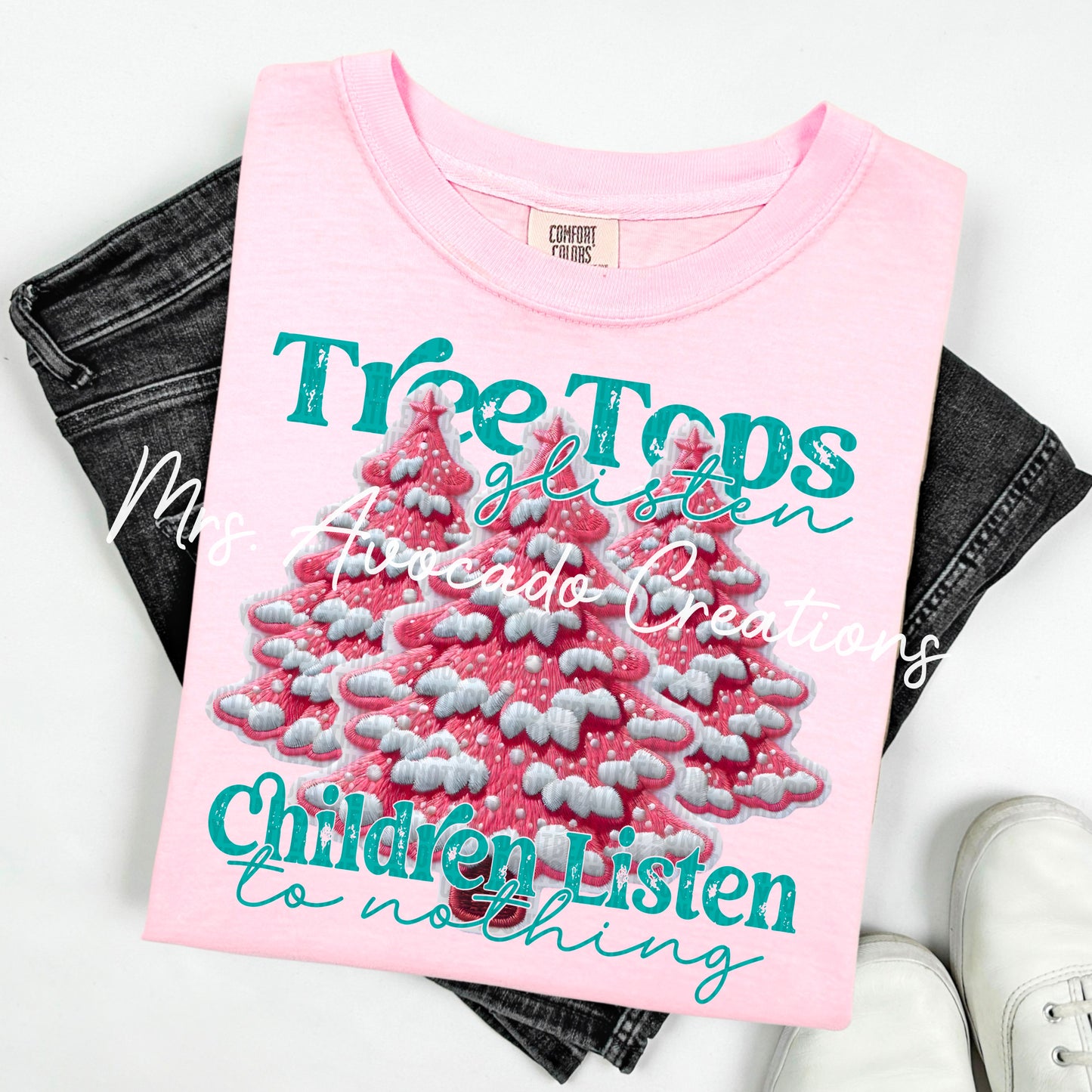 Treetops glisten, children listen to nothing
