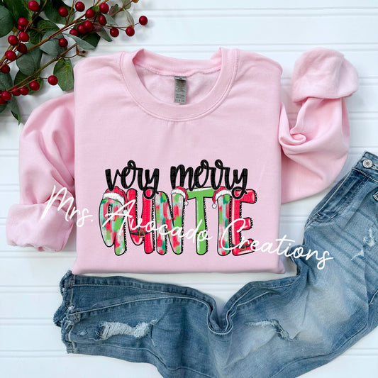 Pink very merry auntie