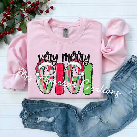 Pink very merry Gigi