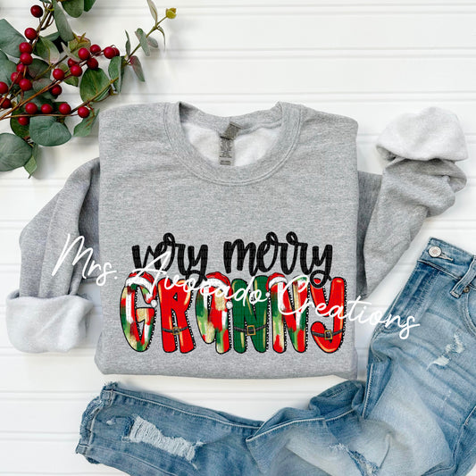 Red very merry Grammy