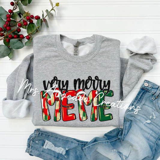Red very merry Meme