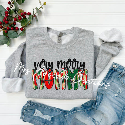 Red very merry Momma
