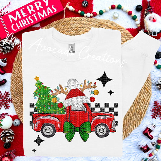 Vintage Christmas truck