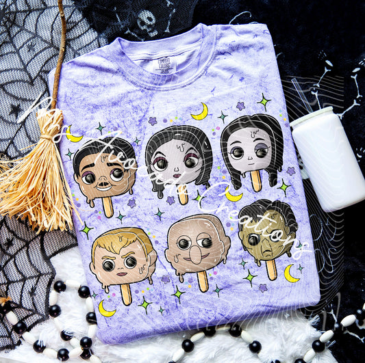 Creepy Family Popsicles