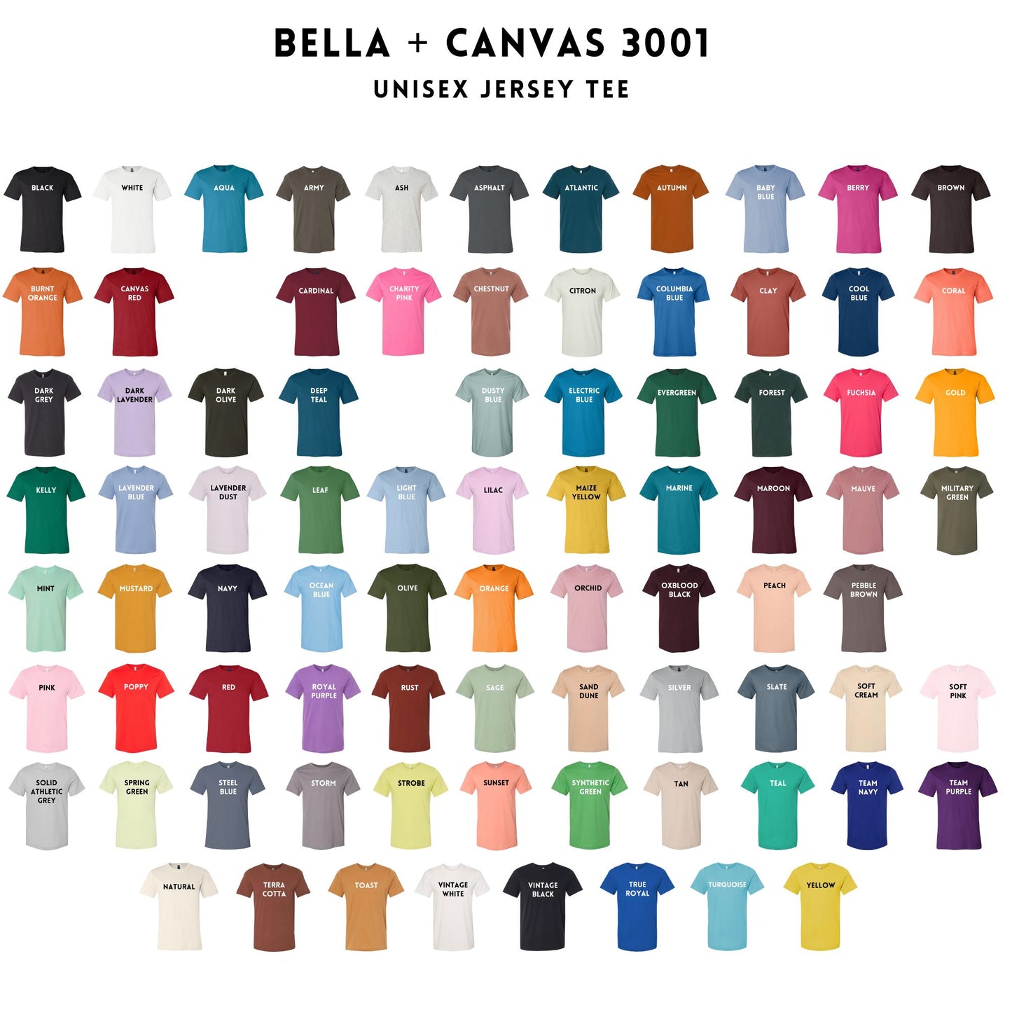 You will glow (neon colors)