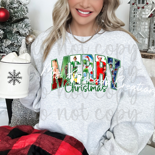 Merry Christmas movies green