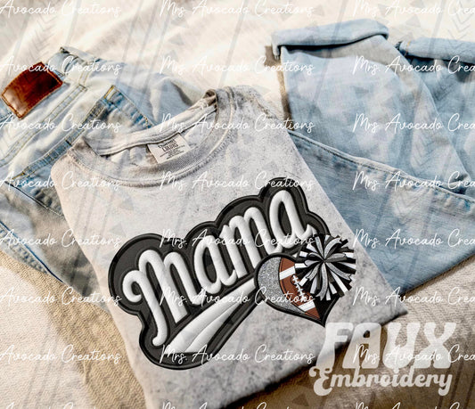 Football/Cheer Mama Heart