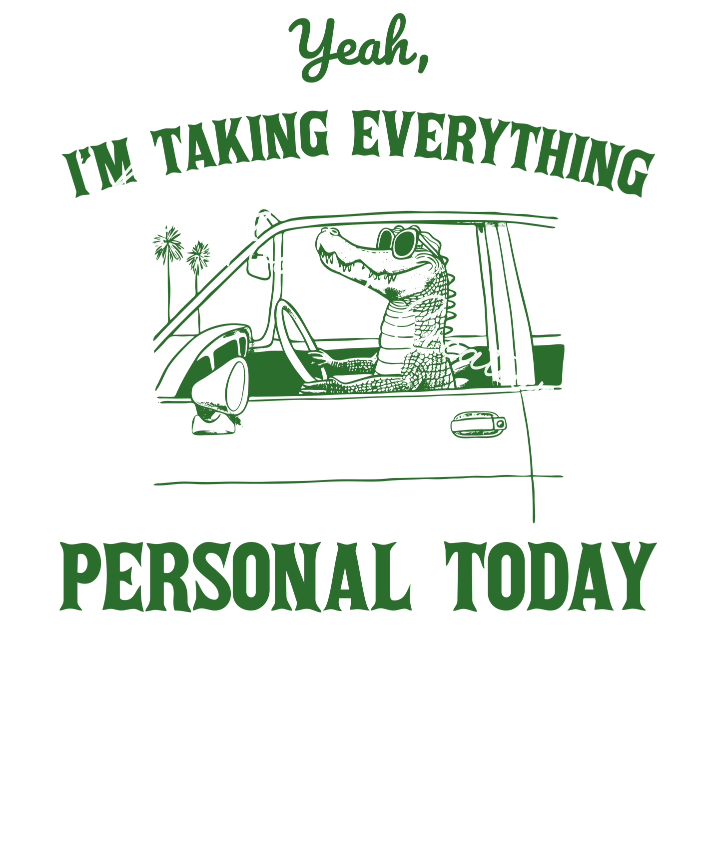 Taking everything personal