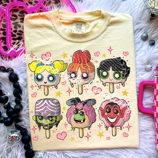 Superhero Girls Popsicles